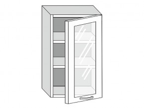 19.50.3 Шкаф настенный (h=913) на 500мм с 1-ой стекл. дверцей в Горнозаводске - gornozavodsk.magazinmebel.ru | фото
