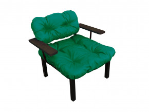 Кресло Дачное зелёная подушка в Горнозаводске - gornozavodsk.magazinmebel.ru | фото