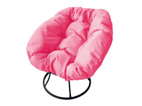 Кресло Пончик без ротанга розовая подушка в Горнозаводске - gornozavodsk.magazinmebel.ru | фото