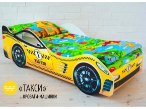 Кровать детская машина Такси в Горнозаводске - gornozavodsk.magazinmebel.ru | фото