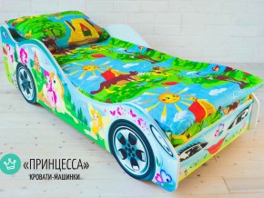Кровать детская машинка Принцесса в Горнозаводске - gornozavodsk.magazinmebel.ru | фото