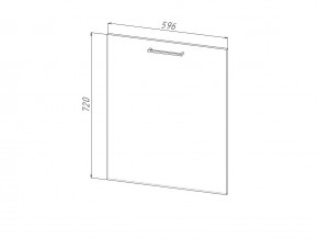 П 60 Комплект для посудомоечной машины 600 мм (цоколь + фасад) ЛДСП в Горнозаводске - gornozavodsk.magazinmebel.ru | фото