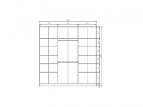 Шкаф-купе Max МШ-25-6-24/2-999 пленка Oracal черная в Горнозаводске - gornozavodsk.magazinmebel.ru | фото - изображение 2